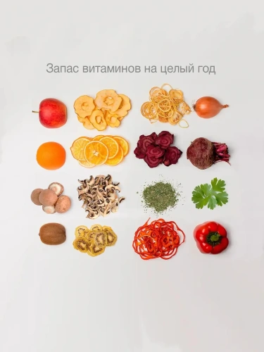 Сушилка д/овощей и фруктов BLACKTON Bt FD1110 (240Вт 5поддонов, 11л) фото 3
