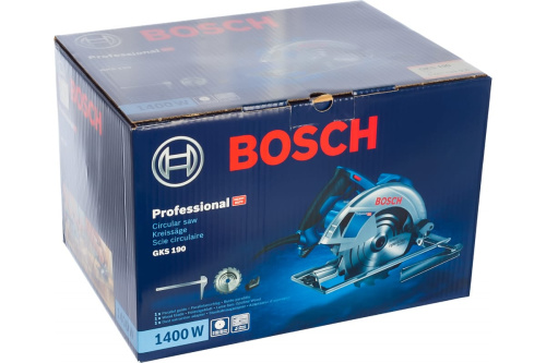 Пила дисковая Bosch GKS 190 (1400Вт.190мм.70мм) фото 7