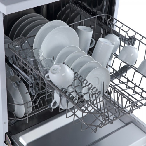 Машина посудомоечная БИРЮСА DWF-612/6W (12 персон) 1/2 загрузки, белая фото 6