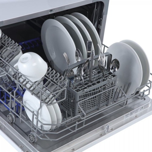 Машина посудомоечная БИРЮСА DWC-506/5W (6 персон) настольная, белый фото 6