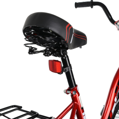 Велосипед 18" Slider добав. колеса детский красн/черный фото 4
