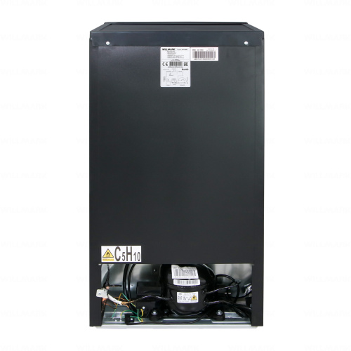 Холодильник WILLMARK XR-100SS/W бел/серебро однокамерный фото 6