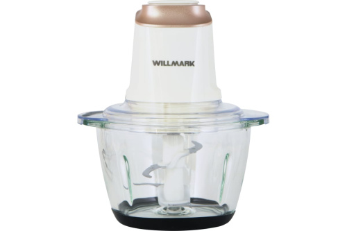 Измельчитель WILLMARK WMC-5288 400Вт чаша 1,2л стекло кремовый