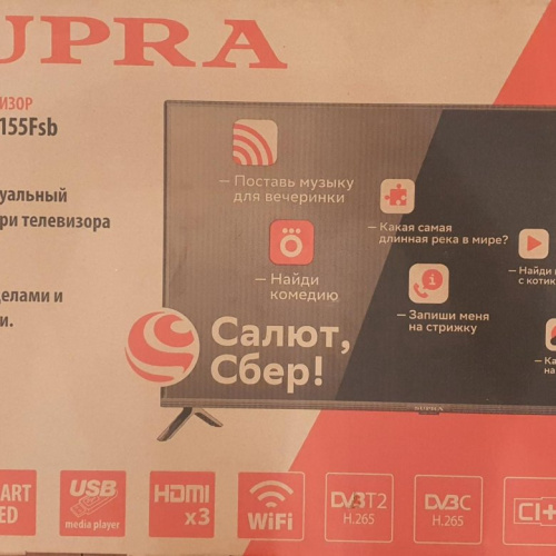 Телевизор 40" SUPRA STV-LC40ST0155Fsb Smart TV (Салют ТВ), Wi-Fi фото 2
