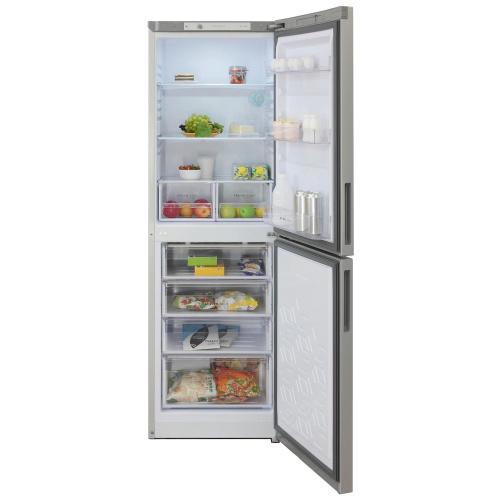 Холодильник БИРЮСА 6031М серебро с нижней камерой фото 4