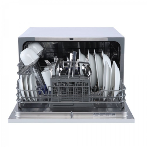 Машина посудомоечная БИРЮСА DWC-506/5W (6 персон) настольная, белый фото 3