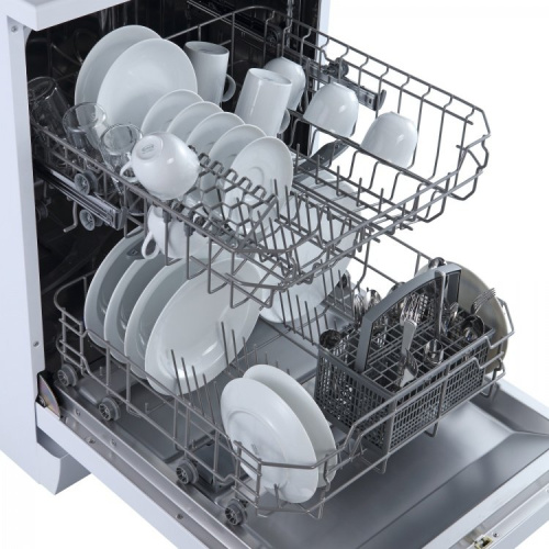 Машина посудомоечная БИРЮСА DWF-612/6W (12 персон) 1/2 загрузки, белая фото 8