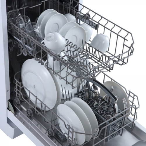 Машина посудомоечная БИРЮСА DWF-409/6W (9 персон) 1/2 загрузки, белая фото 8