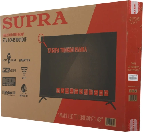 Телевизор 43" SUPRA STV-LC43ST00100F Smart TV (Android), Wi-Fi фото 10
