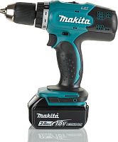 Шуруповерт Makita DDF453RFE (18В,42Нм,3Ач,2ск,2акк,реверс,Li-on,кейс)