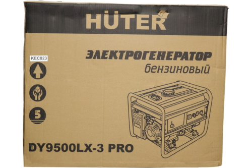 Генератор бенз. HUTER DY9500LX-3 PRO(8кВт,220В/380В, бак 25л,4-тактн,од.цилиндр.двиг., руч/эл.старт) фото 8