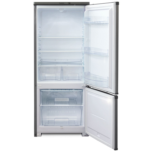 Холодильник БИРЮСА 151M металлик с нижней камерой фото 3
