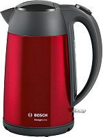 Чайник BOSCH TWK3P424 1,7л. 2400Вт сталь/пластик красный