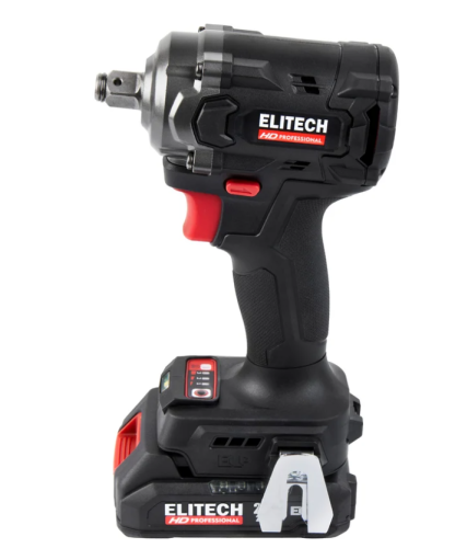 Гайковерт ELITECH CW 2004SL акк. (20В, 450Нм, 1/2, ударн.,2*4Ач, 2400об/мин.) фото 3