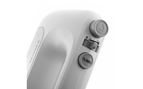 Миксер BRAYER BR-1303 (500Вт,5скор.турбо,насад.венчик,д/взбиван.) фото 3