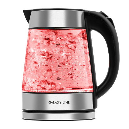 Чайник GALAXY GL0561 (2200Вт, 1,7л, стекл. корпус,  автооткл., подсветка) фото 2