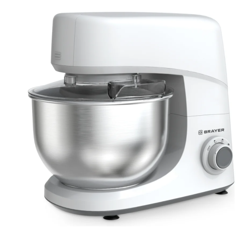 Миксер планетарный BRAYER BR-1504 (1000Вт, чаша 4л, 3 скор.3 насад.)
