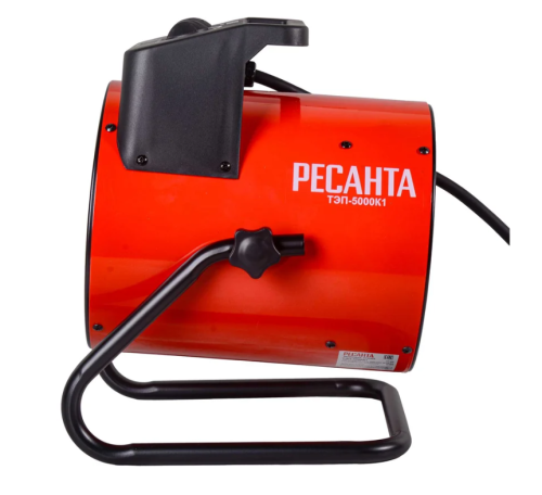 Пушка эл. 5/3,3кВт Ресанта ТЭП-5000К1 (220В, 400куб.м/ч) круглая фото 2