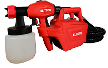 Краскопульт ELITECH КЭ 0626П (600Вт, 0,8л/мин, 0,8л, 1,8мм)