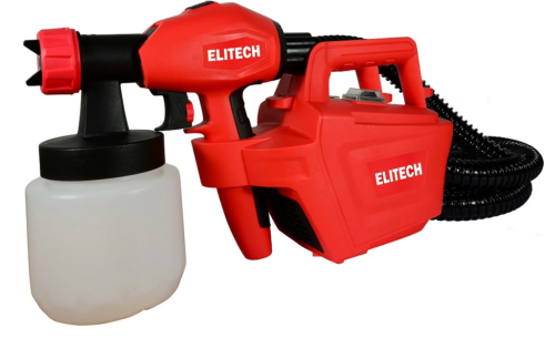 Краскопульт ELITECH КЭ 0626П (600Вт, 0,8л/мин, 0,8л, 1,8мм)