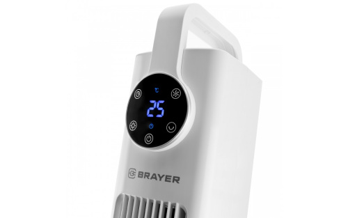 Вентилятор BRAYER BR-4957 колонный 60Вт, 3ск, 109см, вращ. 65° ДУ фото 4