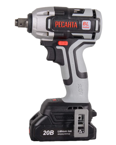 Гайковерт Ресанта АГ-300/20L акк. (20В, 300Нм, 1/2, 2*2Ач,2500об/мин)кейс фото 5