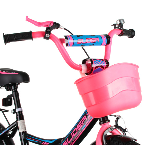 Велосипед 18" Slider Race добав. колеса,корзина, детский красн/синий фото 3
