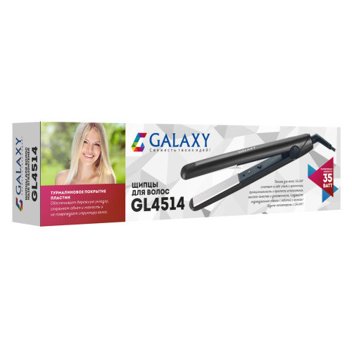 Щипцы-выпрям. GALAXY GL4514 35Вт, турм.покрытие, индик, защ.от перегрева фото 6