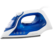Утюг MAXWELL 3047 2400Вт, керам, верт.отпарив, самоочистка