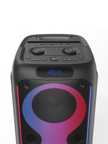 Колонка портативная BQ PBS3004 80Вт,5500мАч, FM, Powerbank, AUX, USB, Bluetooth 5.0+BDR ДУ Черный фото 2