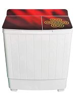 Машина стиральная LIGRELL LWM-85PG 8,5кг, стекл. крышка, орнамент