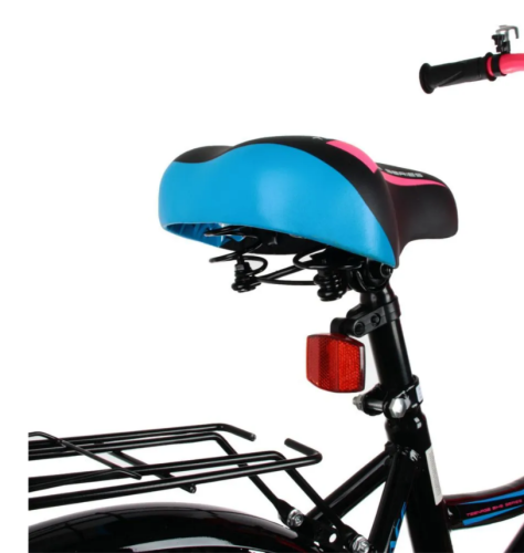 Велосипед 16" Slider Race добав. колеса,корзина, детский красн/синий фото 9
