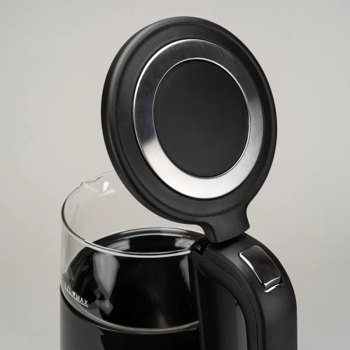 Чайник LIGRELL LEK-1786GE 1,7л 2200Вт LED стекло/пластик, двойн.стенка, черный фото 3