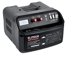 Устройство пуско-зарядное ELITECH EBC 30/120 (12/24В, 0.8/3.6кВт,12/20А,ак20-400Ач, пуск120А,13,5кг)