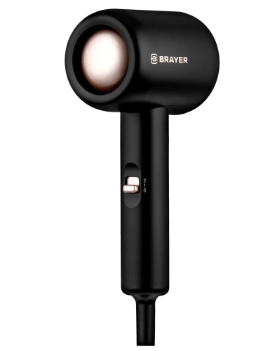 Фен BRAYER BR-3027 1000Вт 2скор.DCмотор, концентратор/хол.воздух, вращ шнур 1,8м