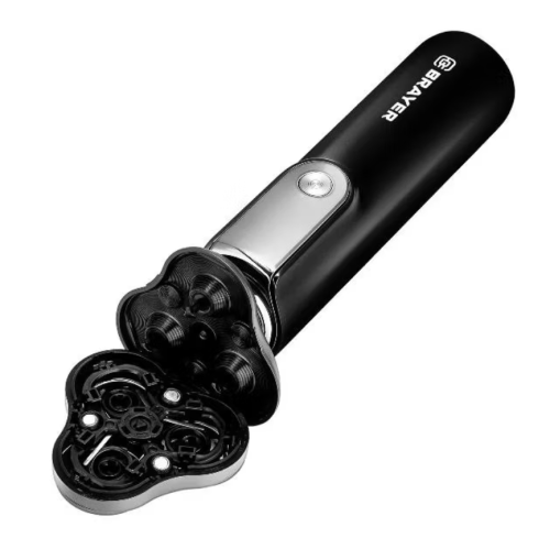 Бритва BRAYER BR-3601 аккум, 3 головки, сух/влаж. бритье фото 4