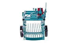 Картофелекопалка ККМ-1 грохотная (глуб 20см, захв 37см) к МБ Каскад, Нева 40кг. металл.колесо, зелен