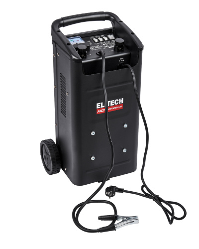 Устройство пуско-зарядное ELITECH EBC 400/240 (12/24В,1,6/8кВт,40-700А,заряд 18/40А,пуск 240А) фото 4