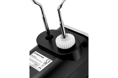 Миксер BRAYER BR-1313 (800Вт, 6ск, турбо, чаша 3,5л вращ, 2нас) фото 7 Миксер BRAYER BR-1313 (800Вт, 6ск, турбо, чаша 3,5л вращ, 2нас) фото 7