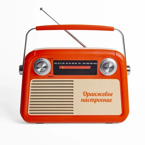 Радиоприемник БЗРП РП-341 Fresh УКВ 87,5-108МГц DC5B,акб,BT/USB/AUX оранжевый фото 3