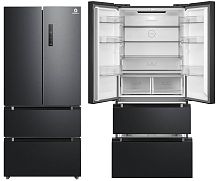 Холодильник LIGRELL RFC-771ID No Frost металлик 2-х камерный Side by Side