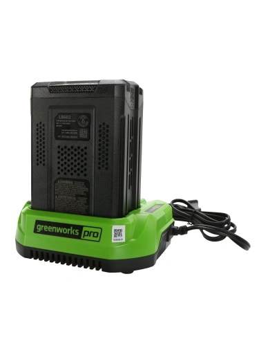 Воздуходув Greenworks GD60AB акк. (60V, 14куб.м./мин,193км/ч. б/щ, 1*4Ач. и ЗУ) фото 2