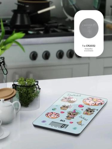 Весы кухон. BQ KS1001 электрон. 5кг. стекло фото 6