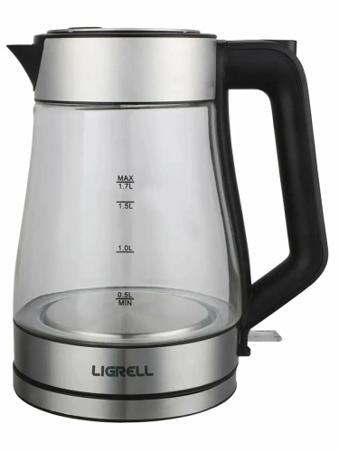 Чайник LIGRELL LEK-1747GS 1,7л 2200Вт стекло/пластик Чайник LIGRELL LEK-1747GS 1,7л 2200Вт стекло/пластик