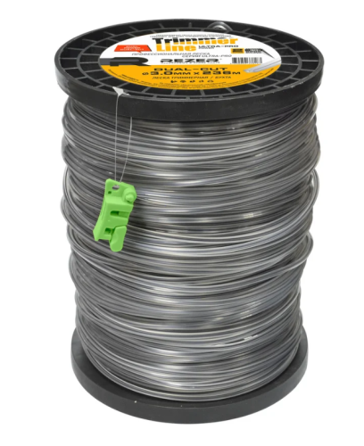 Леска 3,0мм*236м (квадрат) Dual-Cut Rezer