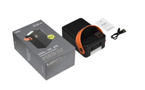 Аккумулятор мобильный (power bank) TFN Porta LCD PD, 80000 мАч, 2 USB, Type-C, microUSB, черный фото 6