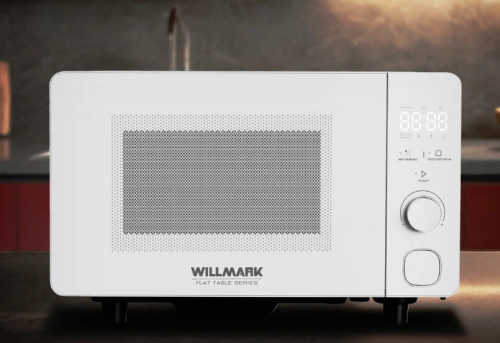 СВЧ печь WILLMARK WMO-206SWF 700Вт 20л эл.упр. белая, без поворотного стола фото 2