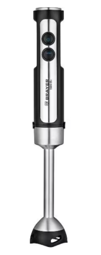 Блендер BRAYER BR-1263 погружной (1500Вт, 0,8л.15скор.измельчит.1,5л,венчик,шинковка,нар.кубиками ) фото 3 Блендер BRAYER BR-1263 погружной (1500Вт, 0,8л.15скор.измельчит.1,5л,венчик,шинковка,нар.кубиками ) фото 3