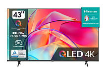 Телевизор 43" Hisense 43E7KQ Smart (VIDAA) 4К Ultra HD черный