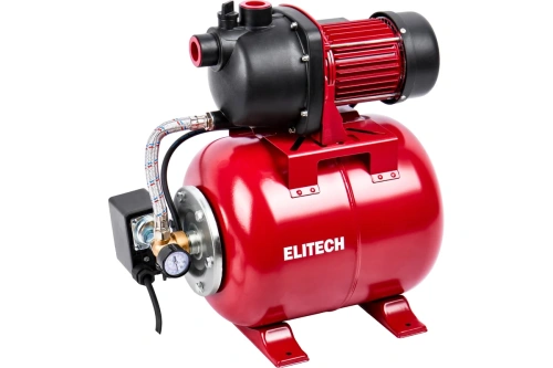 Станция насосная ELITECH САВ 1200-24П (1200Вт,3500л/ч напор 46м, всас.8м, пластик) фото 3 Станция насосная ELITECH САВ 1200-24П (1200Вт,3500л/ч напор 46м, всас.8м, пластик) фото 3